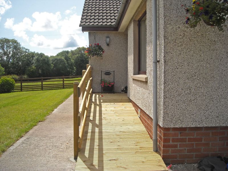 Accessible Ramp Installation in Wilmington, NC