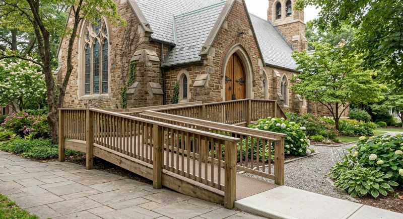 Church Ramp Installation in Conroe, TX