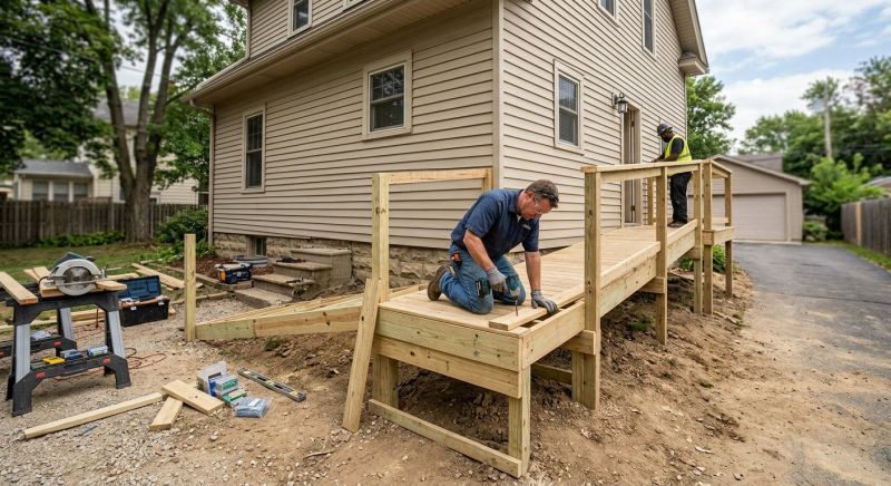 Wheelchair Ramp Installation in Wilmington, NC